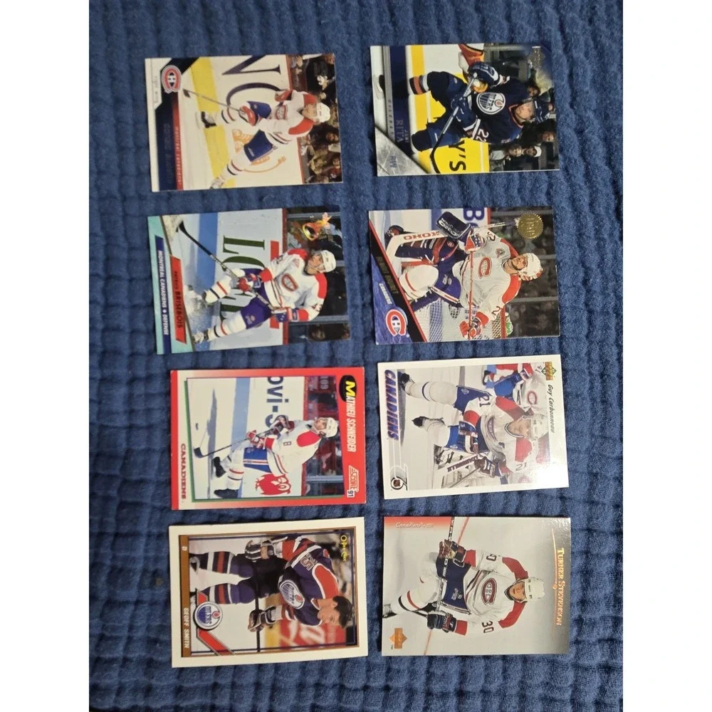 NHL Hockey Card Lot Oilers/Canadiens Upper Deck Score Inserts 15 Cards